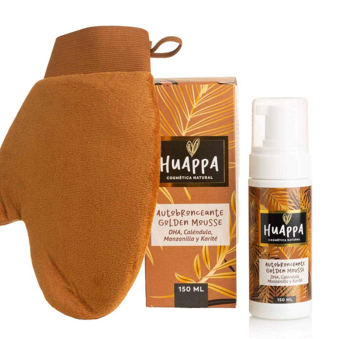 AUTOBRONCEANTE  GOLDEN MOUSSE + GUANTE APLICADOR DE REGALO